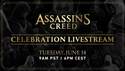 Ubisoft v úterý odpoledne uspořádá Assassin's Creed Celebration Livestream