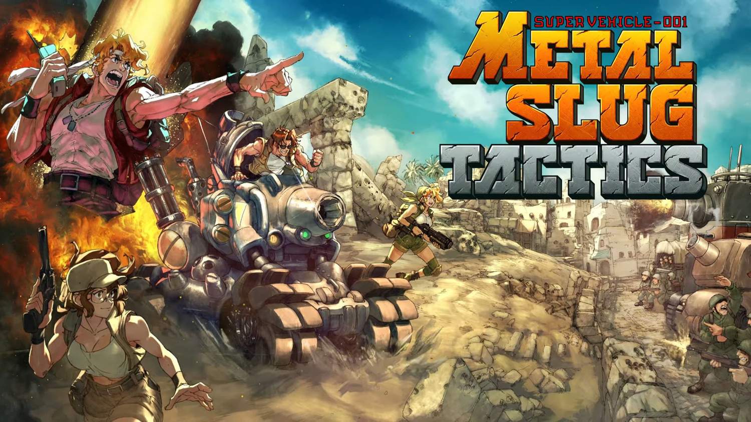 Strategická RPG hra Metal Slug Tactics vyjde začátkem listopadu 