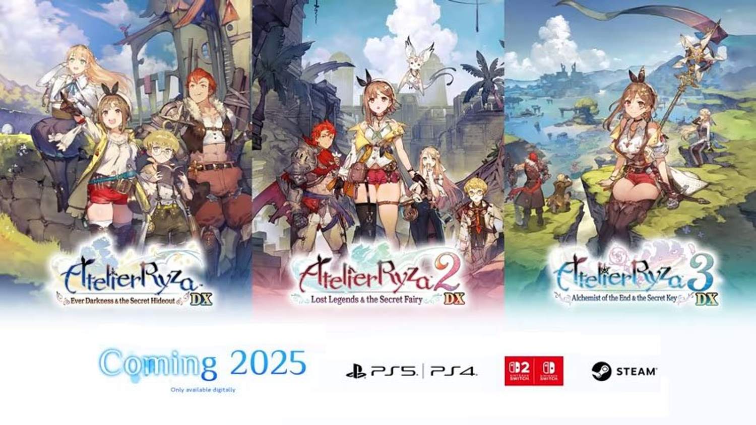 Oznámena kolekce Atelier Ryza Secret Trilogy Deluxe Pack