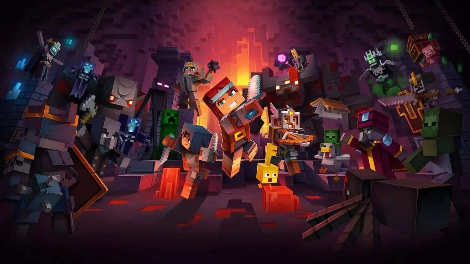 V přípravě má být pokračování hry Minecraft Dungeons