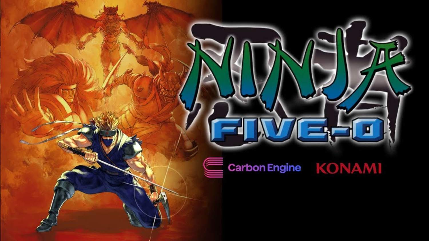 Konami oznámilo klasickou akční plošinovku Ninja Five-O pro konzole Nintendo Switch a PlayStation