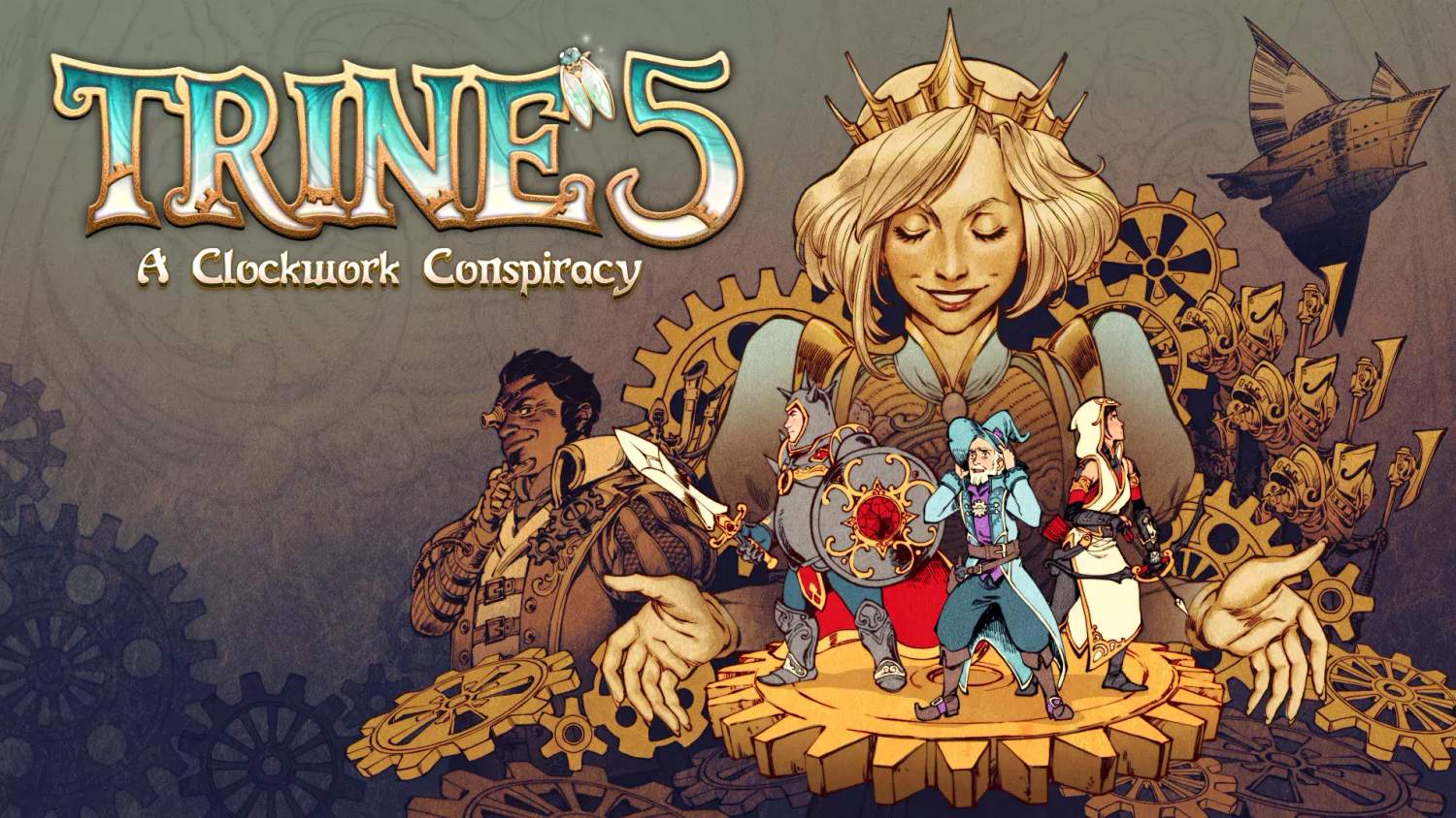 Nový trailer na puzzle plošinovku Trine 5: A Clockwork Conspiracy ukazuje lokální kooperaci pro čtyři hráče