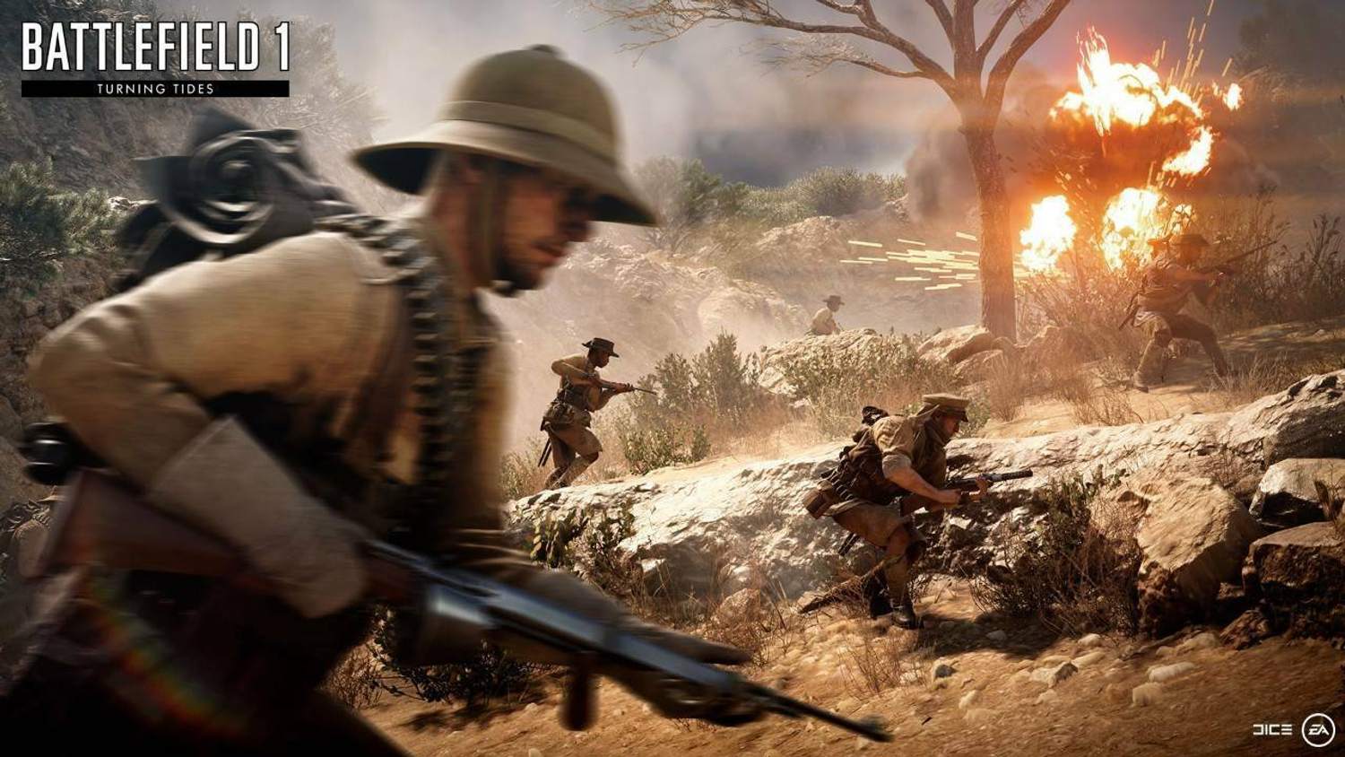 Do obojživelných operací rozšíření Turning Tides do Battlefield 1 se budete moci zapojit 11. prosince