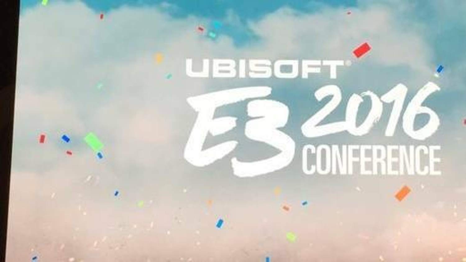 Sledujte živě tiskovou konferenci Ubisoftu