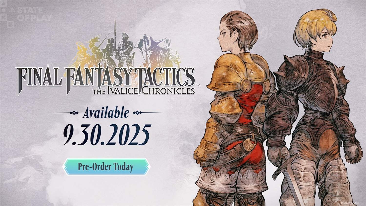 Oznámena hra Final Fantasy Tactics: The Ivalice Chronicles, vyjde koncem září 