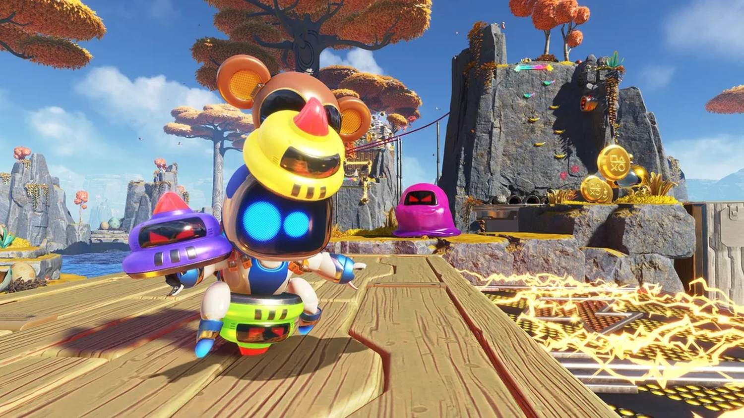 Plošinovka Astro Bot dostala pět nových úrovní
