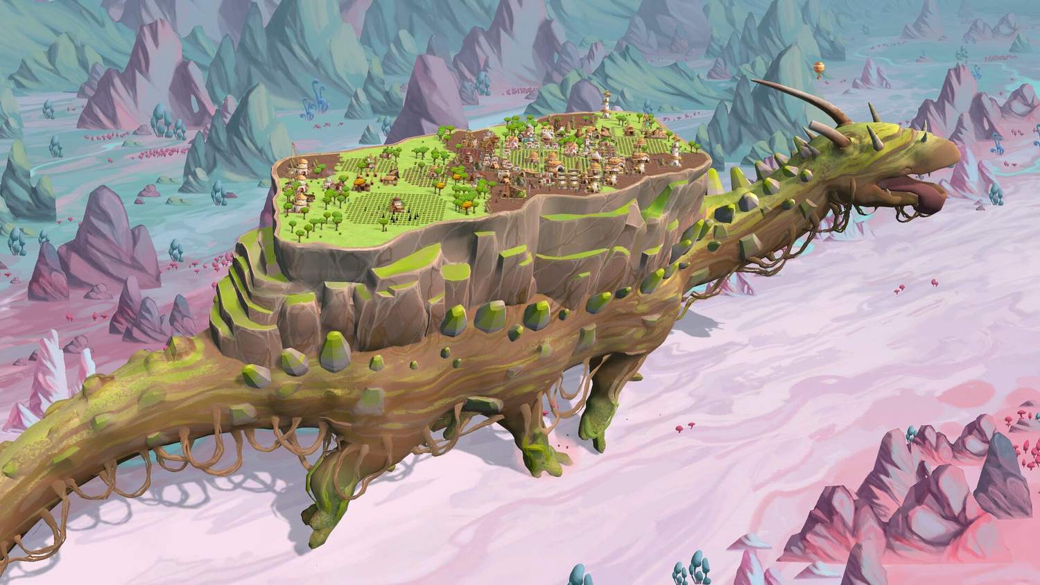 Budovatelská strategie The Wandering Village vyjde v polovině července