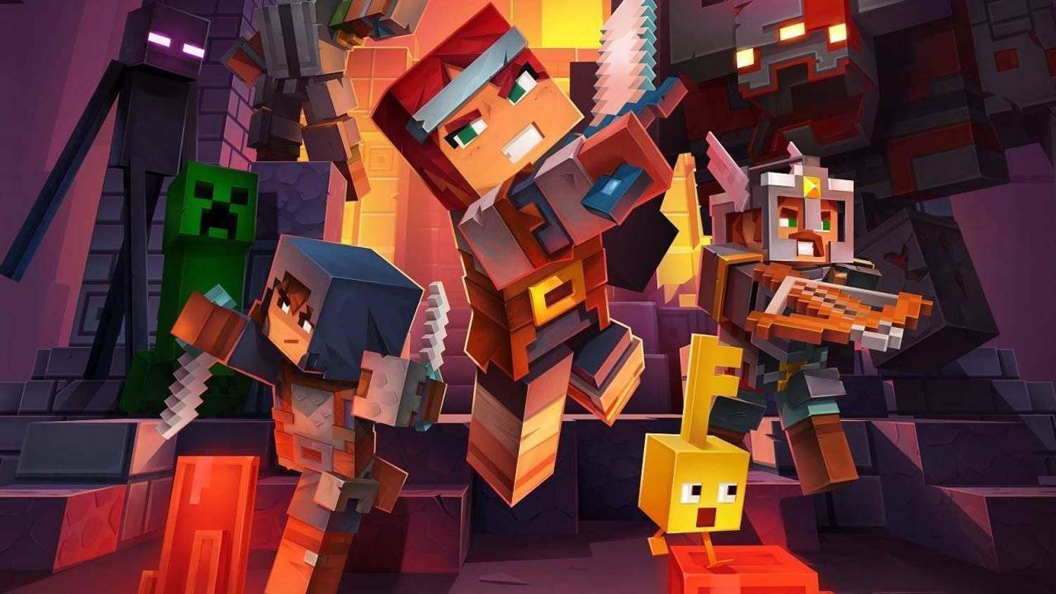Minecraft Dungeons dostane tento měsíc první rozšíření