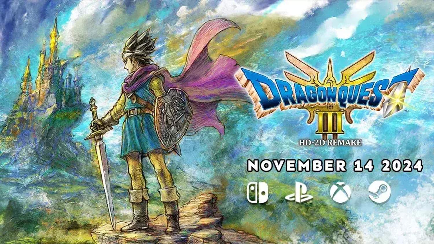 Sedm minut z hraní hry Dragon Quest III HD-2D Remake
