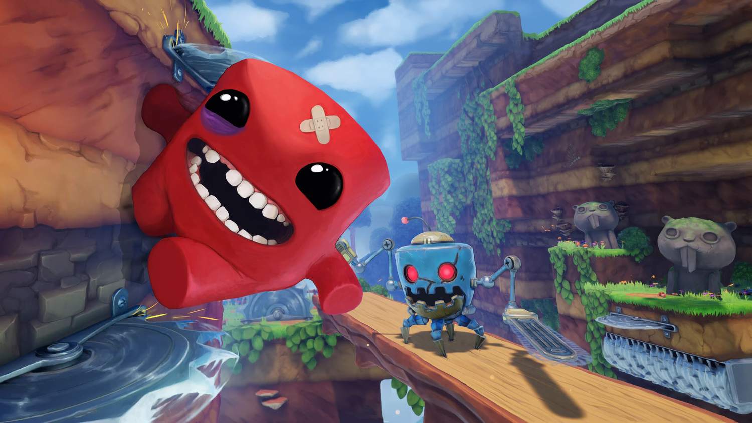 15 minut z hraní hardcore hopsačky Super Meat Boy 3D