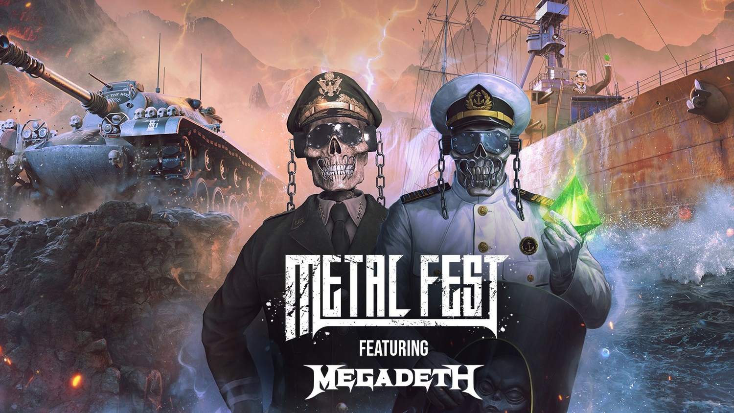 Wargaming navázal spolupráci s metalovou kapelou Megadeth a spouští ve svých hrách speciální event