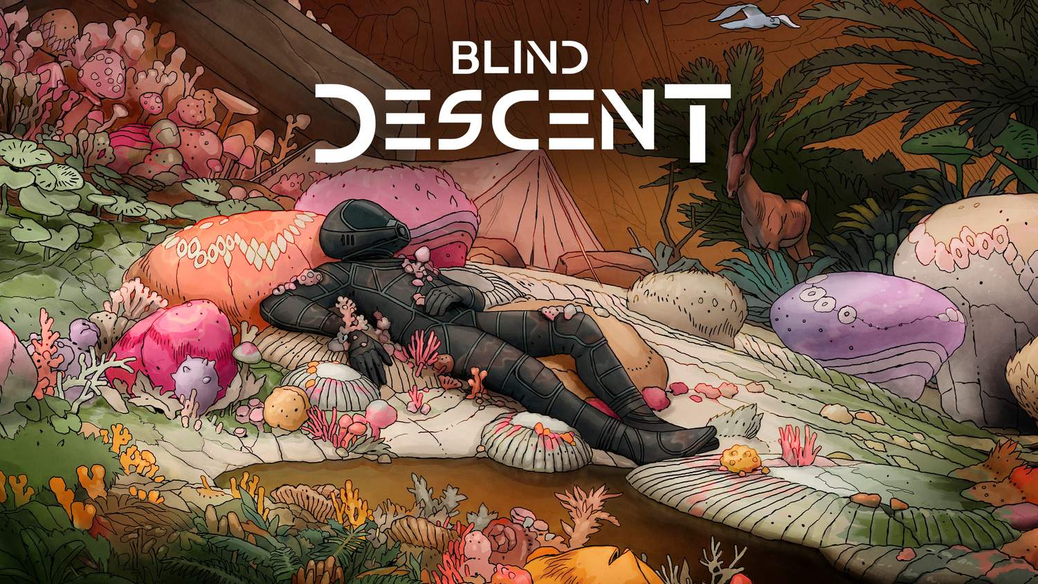Oznámena kooperativní sci-fi hra Blind Descent