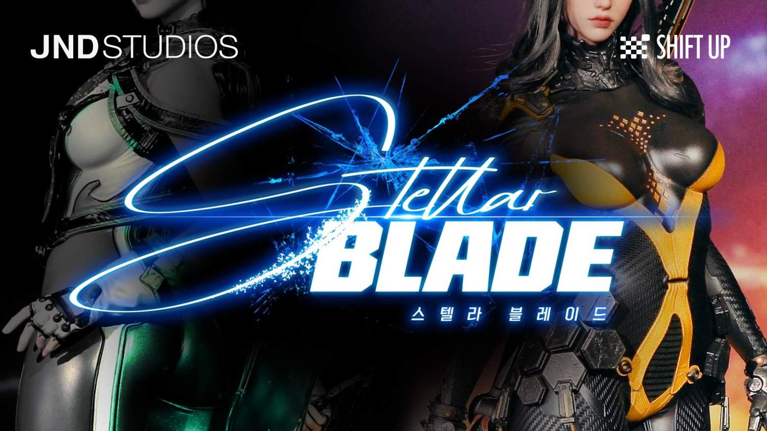 Oznámeny realisticky vypadající figurky Eve a Tachy ze hry Stellar Blade