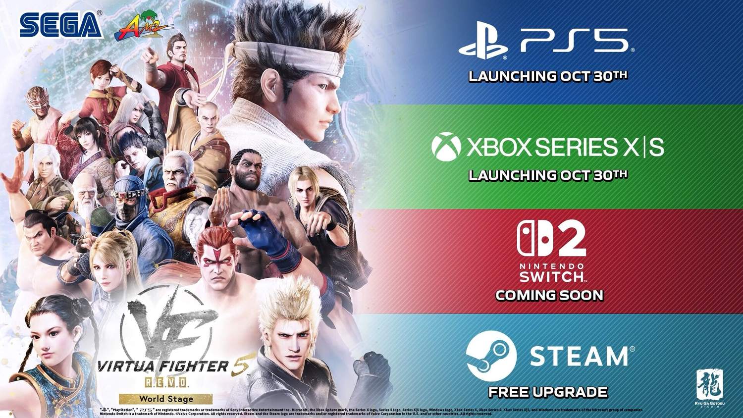 Hra Virtua Fighter 5 R.E.V.O. World Stage vyjde koncem října
