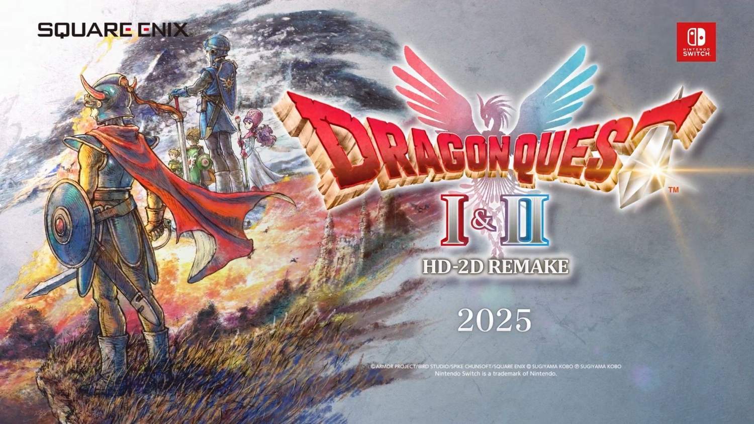 První trailer na Dragon Quest I a II HD-2D Remake