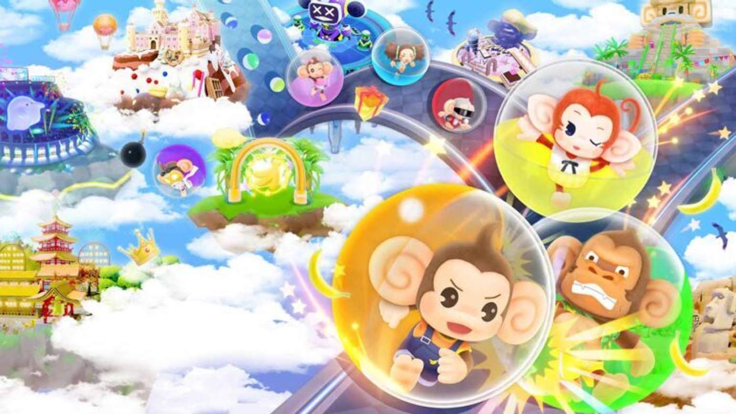 Vyšla opičí hra Super Monkey Ball Banana Rumble, podívejte se na launch trailer