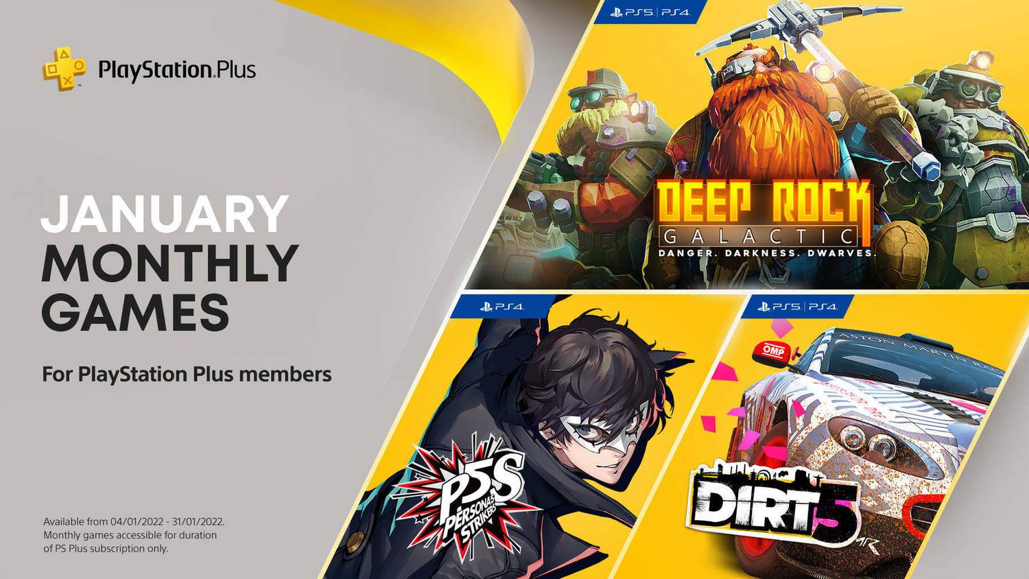 Sony potvrdila lednovou nabídku her v předplatném PlayStation Plus