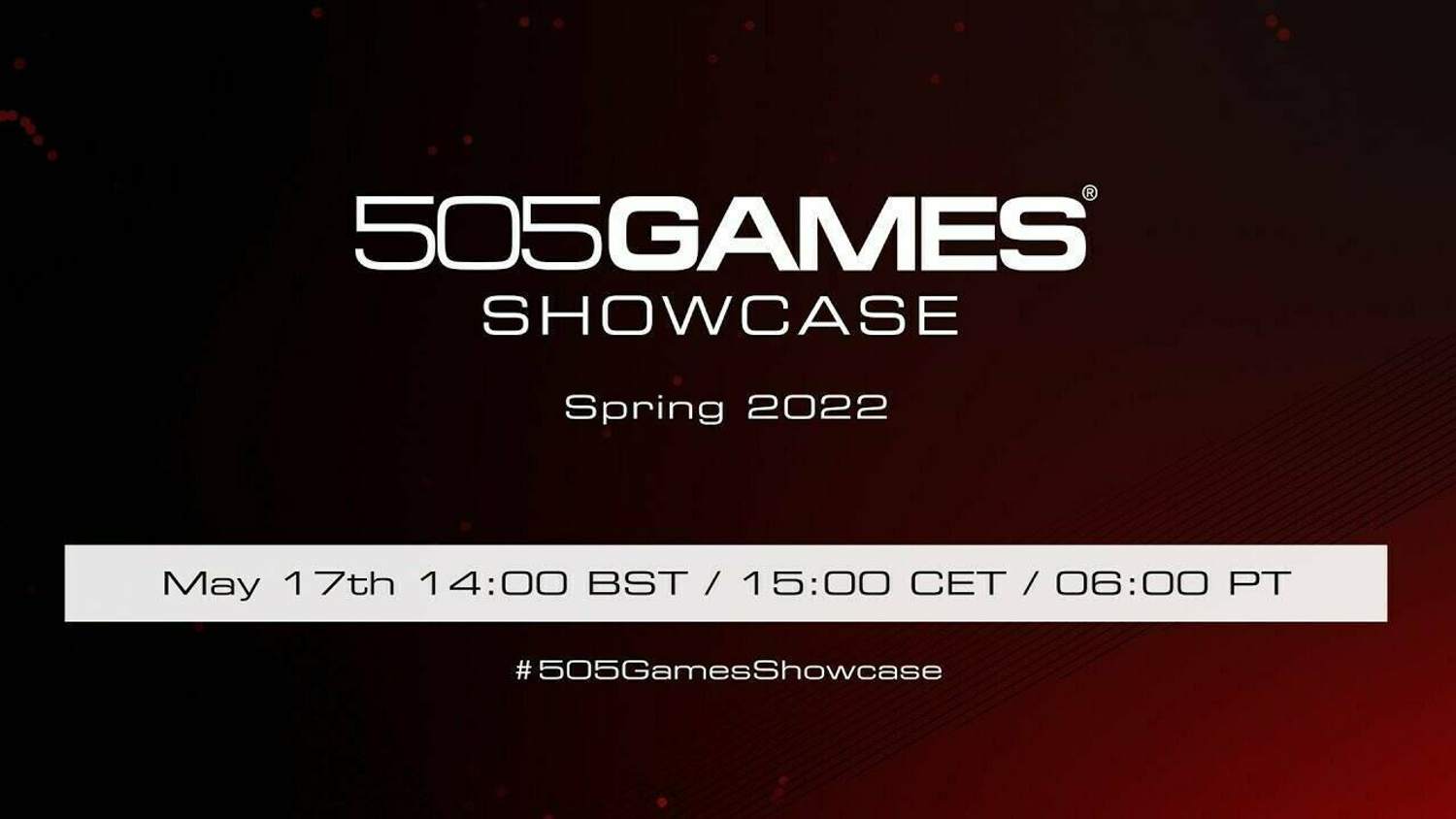 Sledujte prezentaci 505 Games Spring 2022 Showcase