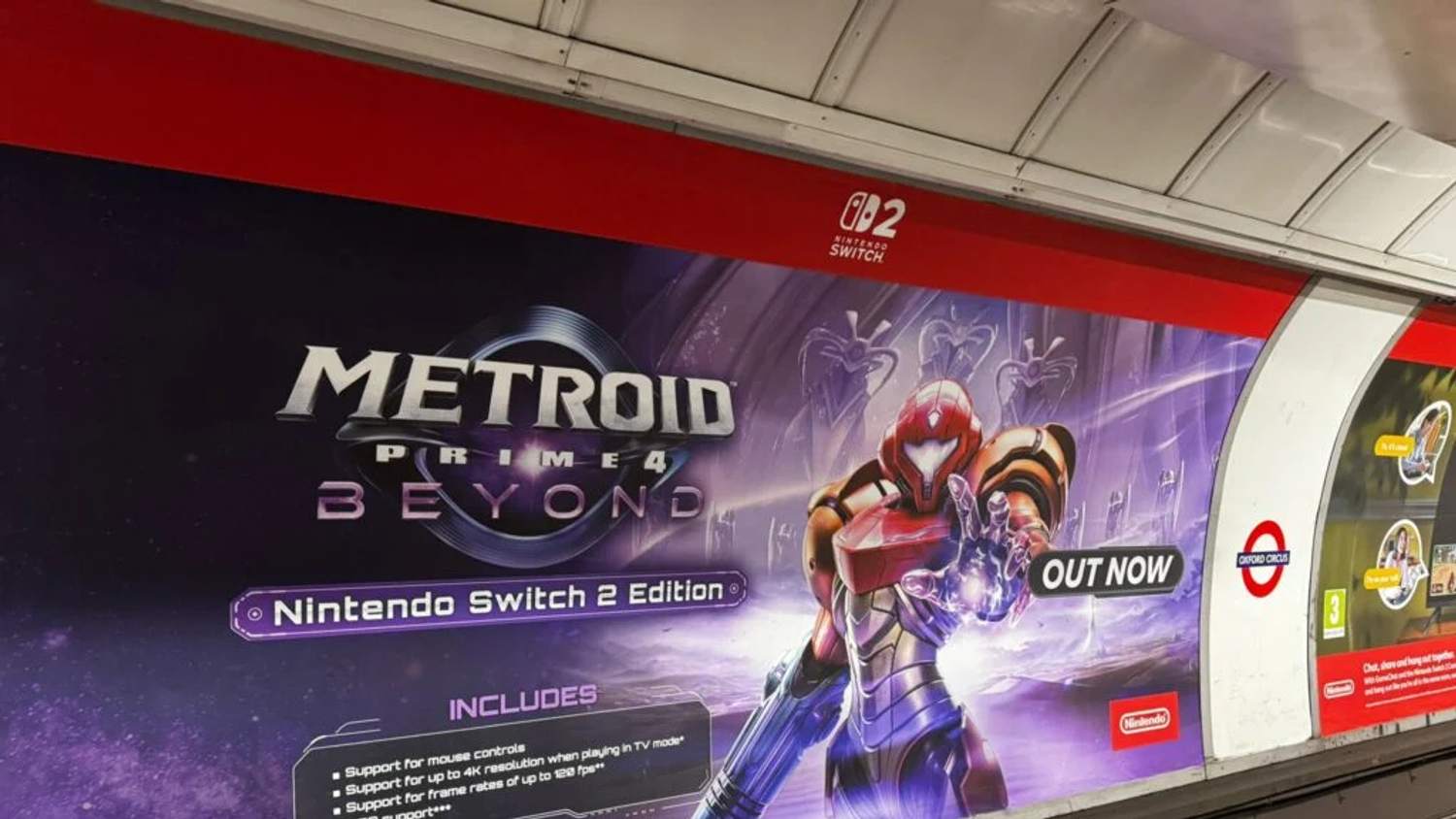 Reklama v Londýně láká na vydanou hru Metroid Prime 4: Beyond, jde o chybu 