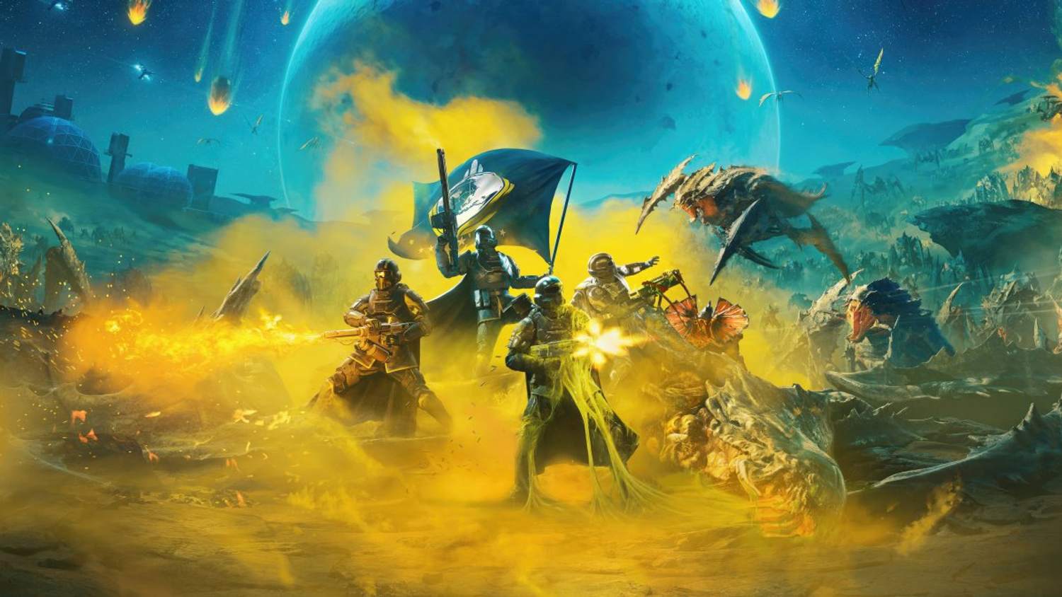 Nový trailer na akční hru Helldivers 2, potvrzena cross-play podpora
