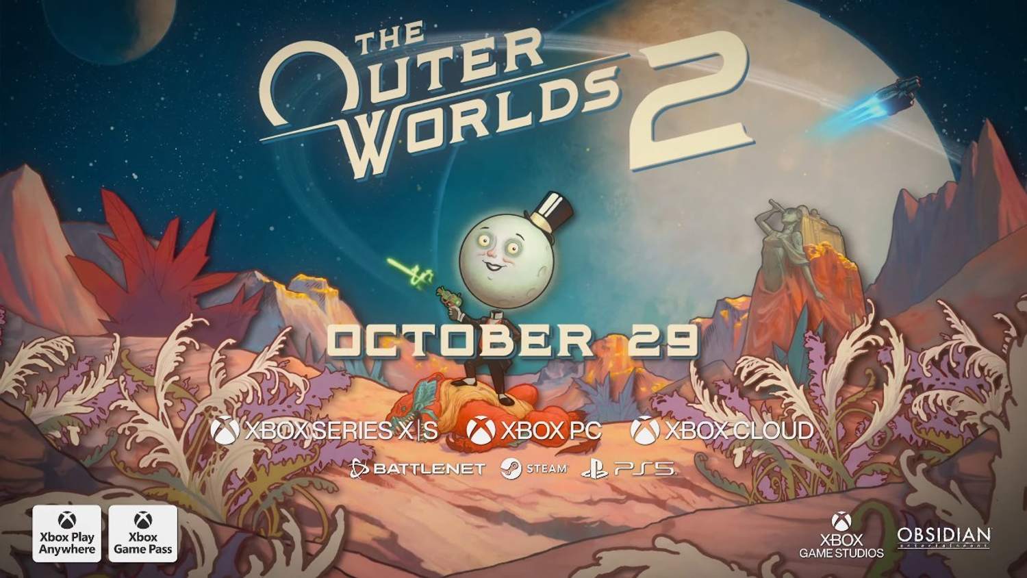 Nový trailer a prezentace hry The Outer Worlds 2, vyjde koncem října