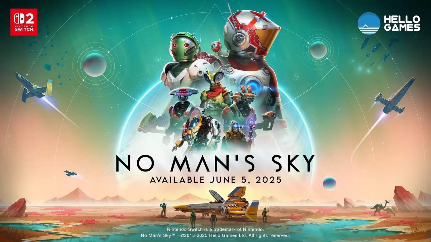 No Man's Sky dostane zítra Nintendo Switch 2 verzi, update bude zdarma 