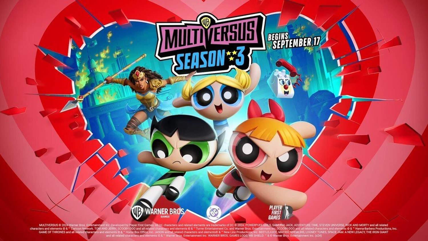 Do bojovky MultiVersus se s třetí sezónou dostanou The Powerpuff Girls a Nubia