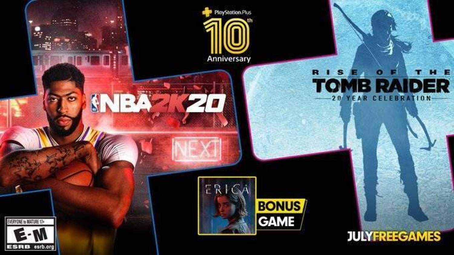 Odhaleny červencové hry pro PlayStation Plus
