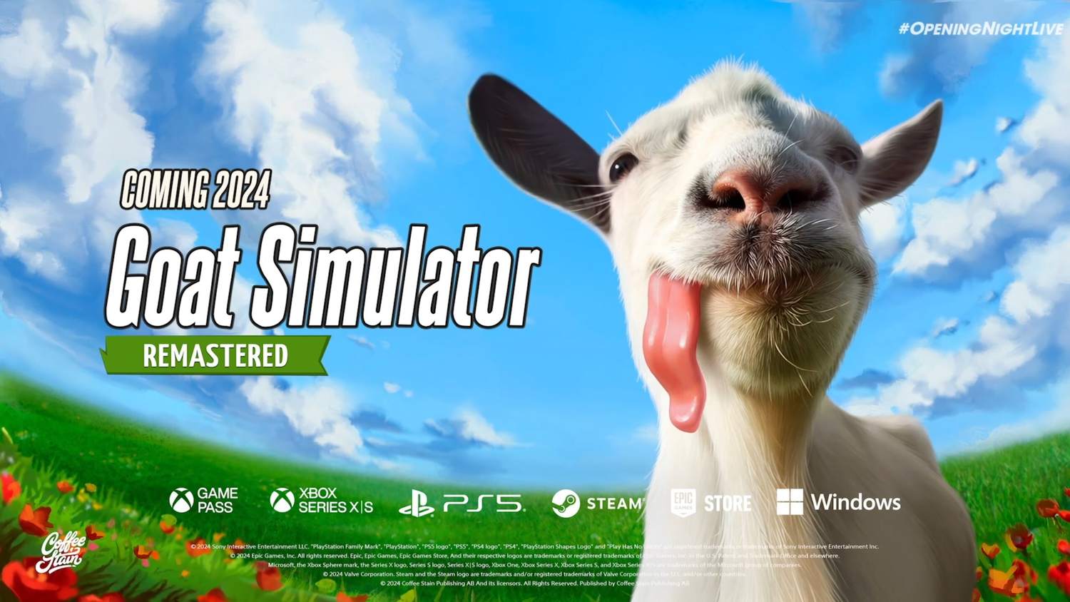 Oznámen Goat Simulator Remastered, vyjde koncem roku