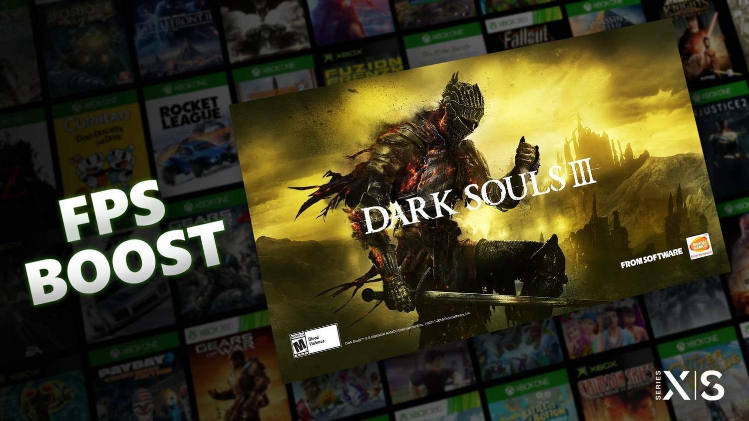 Hra Dark Souls 3 dostal FPS Boost a běží na konzolích Xbox Series X/S v 60fps