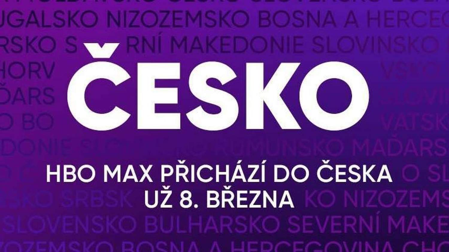 HBO Max přichází už 8. března do Česka a na Slovensko