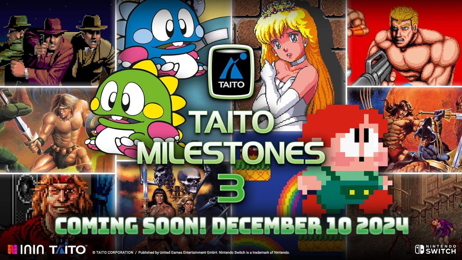 Kolekce TAITO Milestones 3 vyjde v Evropě začátkem prosince