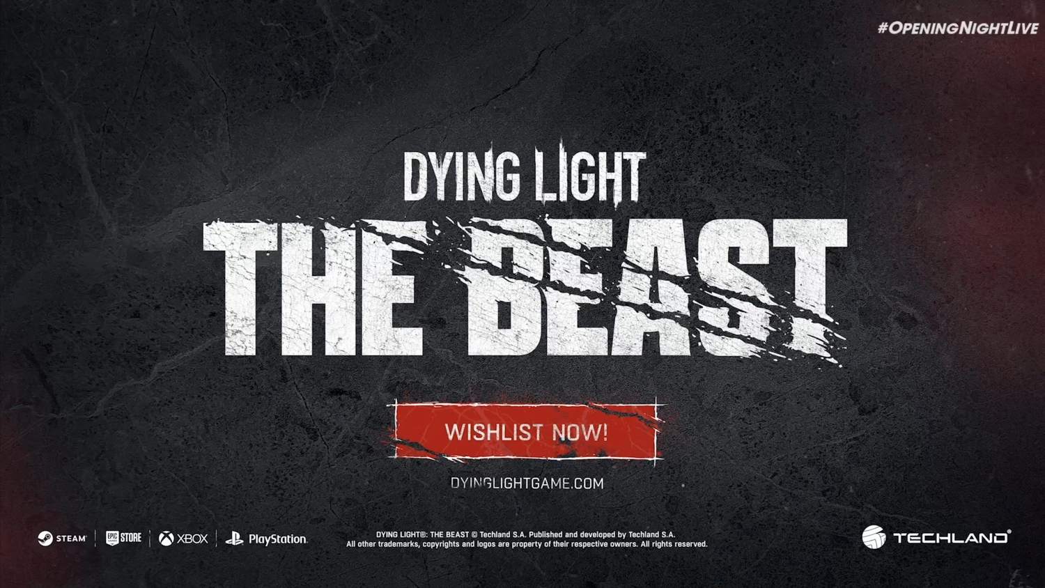 Studio Techland oznámilo hru Dying Light: The Beast