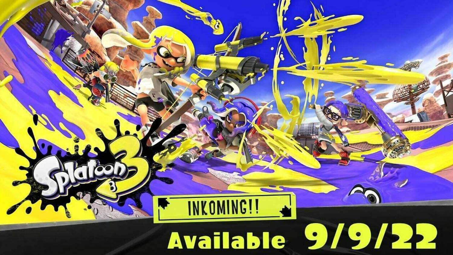 Hra Splatoon 3 má datum vydání