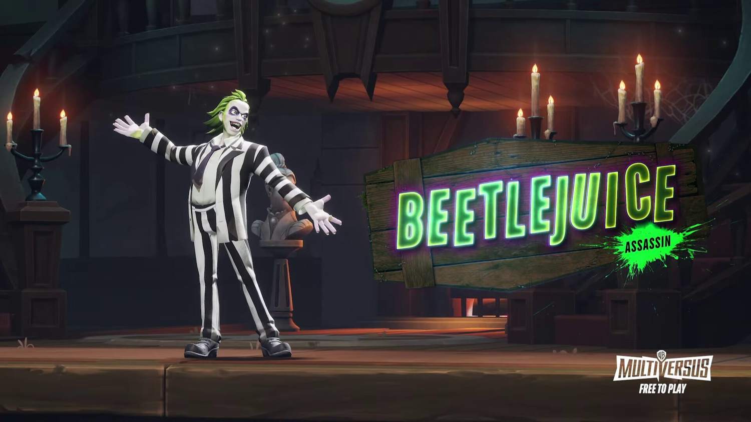 Příští týden se do bojovky MultiVersus dostane Beetlejuice