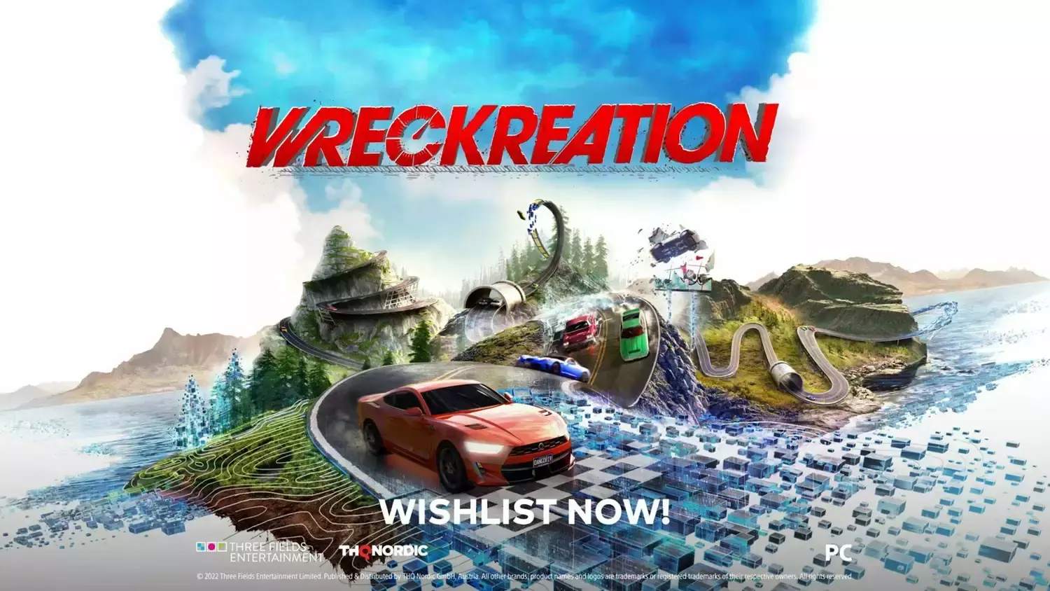 Nový trailer na závodní hru Wreckreation ukazuje vytváření vlastních tratí