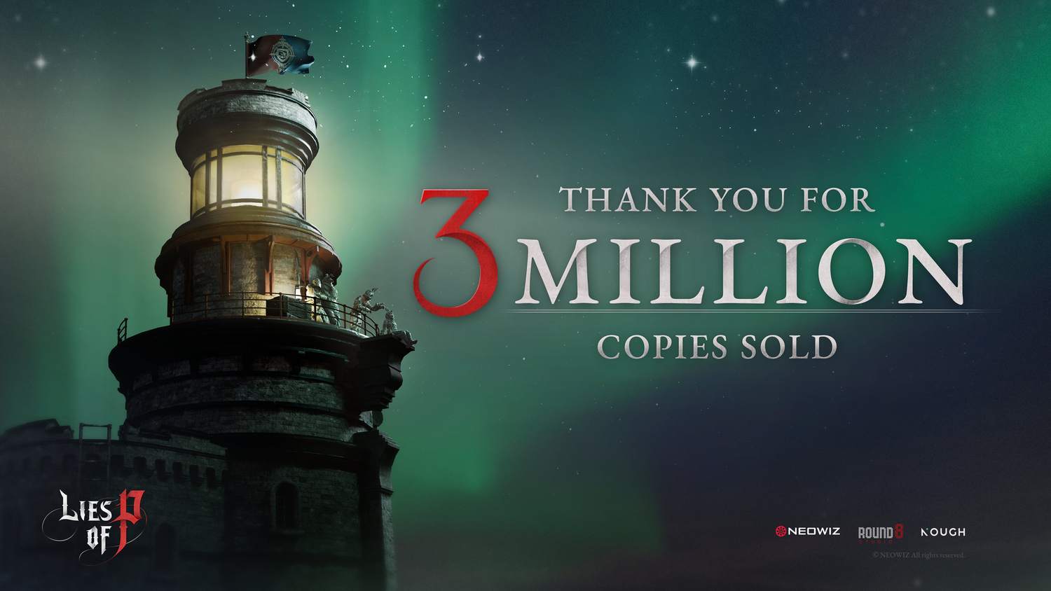 Hra Lies of P slaví 3 miliony prodaných kopií