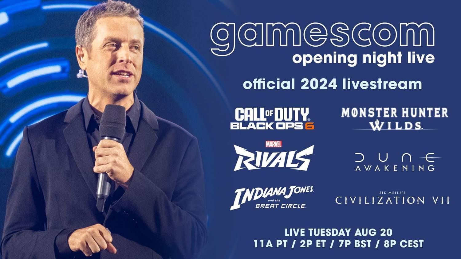Sledujte s námi prezentaci Gamescom Opening Night Live
