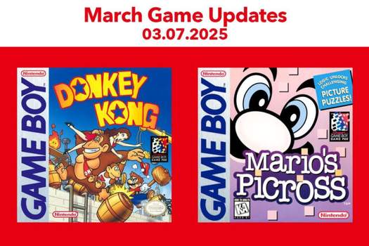 Nintendo přidává do svého online předplatného hry Donkey Kong a Mario’s Picross