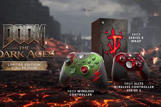 Oznámeno Xbox příslušenství s motivem akce DOOM: The Dark Ages