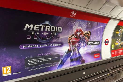 Reklama v Londýně láká na vydanou hru Metroid Prime 4: Beyond, jde o chybu 