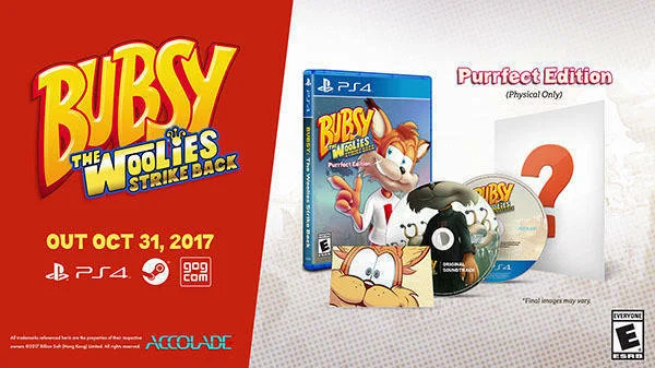 Hlavní obrázek článku: Plošinovka Bubsy: The Woolies Strike Back vyjde koncem října