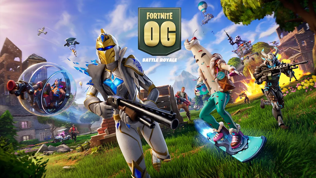 Hlavní obrázek článku: Ve Fortnite startuje nová sezóna OG, vrací se v ní původní mapa
