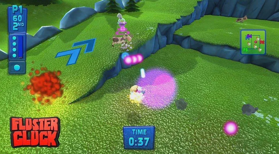 Oznámena hra Fluster Cluck pro PlayStation 4