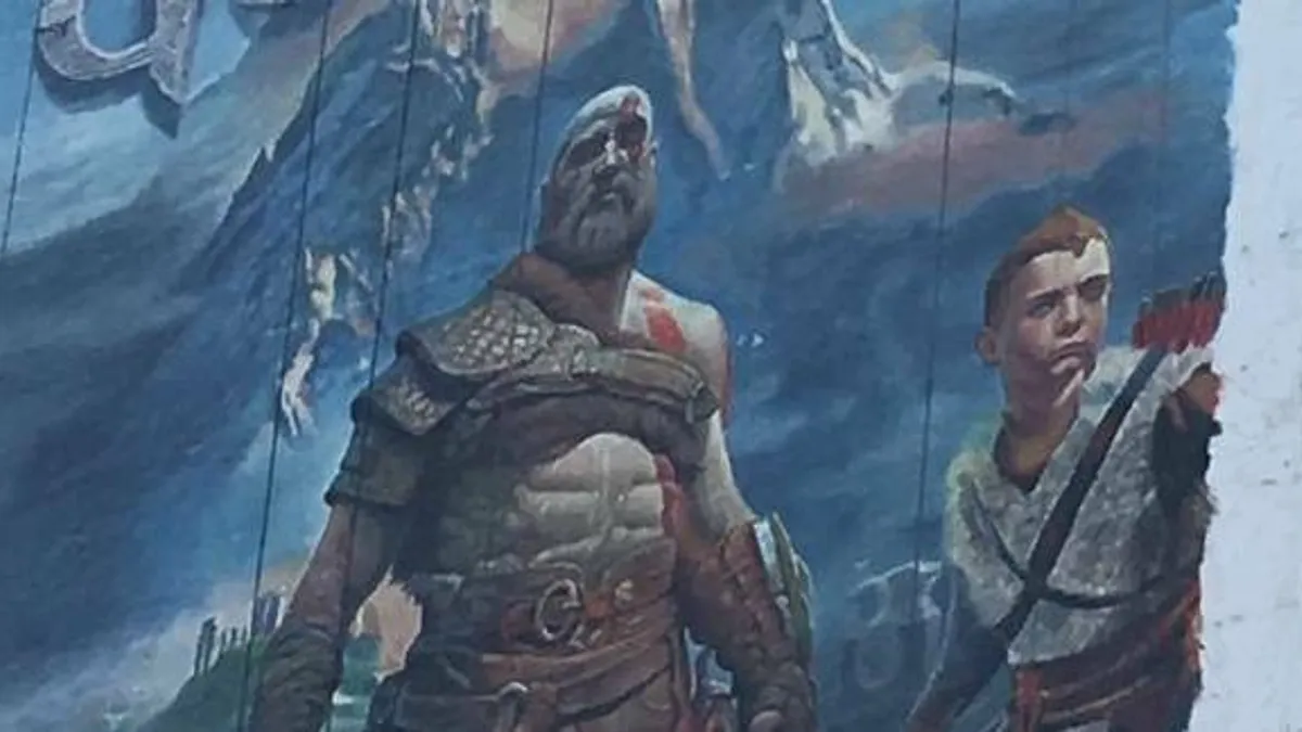 Hlavní obrázek článku: Nový artwork na God of War se objevil na budově v Los Angeles
