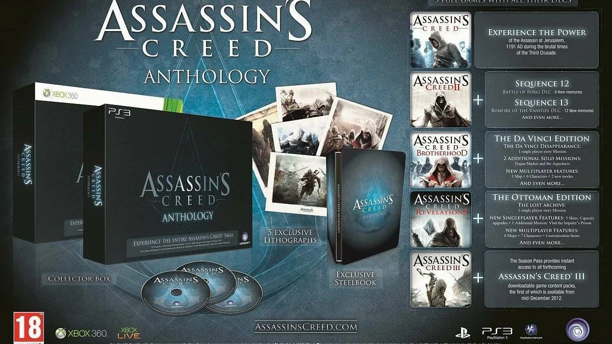 Assassin’s Creed Anthology u nás vyjde na konci měsíce, víme cenu