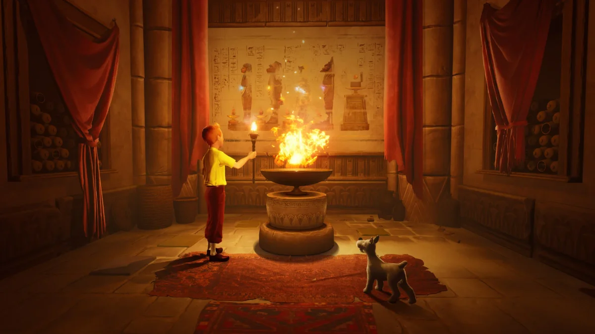 Oznámena adventura Tintin Reporter: Cigars of the Pharaoh