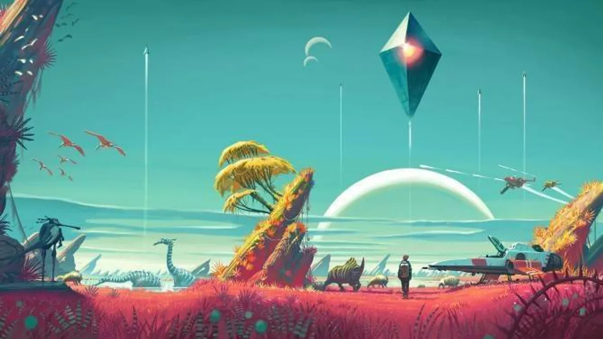 Hlavní obrázek článku: No Man’s Sky vám na disku moc místa nezabere