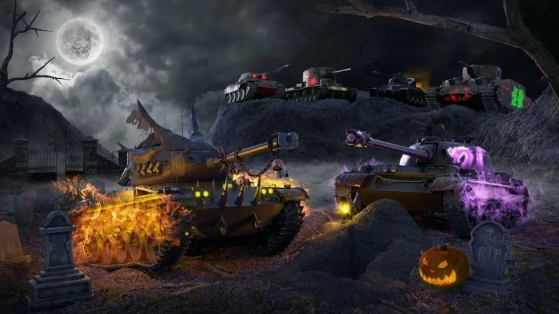 Hlavní obrázek článku: Do World of Tanks dorazil halloweenský event