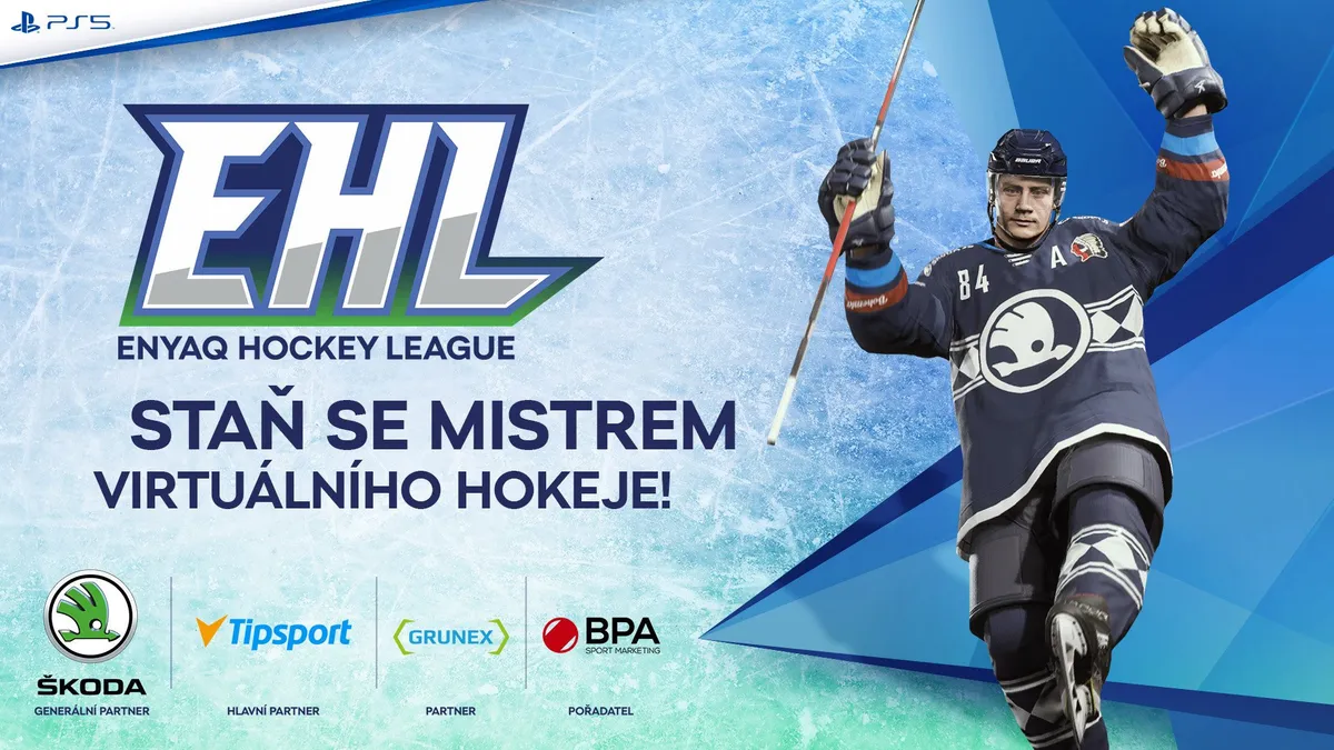 Hlavní obrázek článku: Staň se mistrem virtuálního hokeje. Hraj ENYAQ Hockey League!